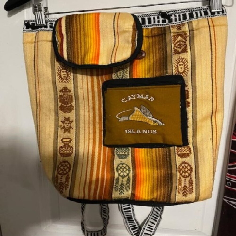 Cayman islands textile shoulder bag